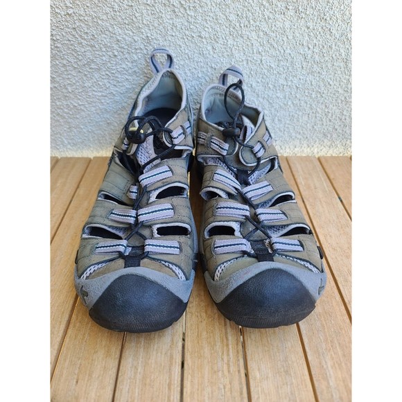 KEEN WHISPER Waterproof Sandals Mens Sz 10.5 Hiking Adjustable XT 0106 Gray - Picture 2 of 8